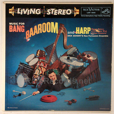 Dick Schory s New Percussion Ensemble Music For Bang  Baaroom  And Harp 200g LP