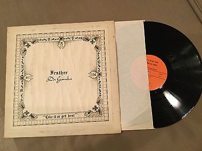 FEATHER DA GAMBA like it or get bent LP 1972 promo private press DG 7743 psych 