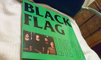 BLACK FLAG LP LIVE 84 IMPORT RARE PUNK KBD MISFITS SOA HARDCORE ROLLINS