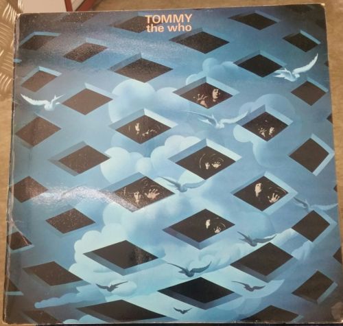 THE WHO  TOMMY  UK MOD PSYCH ORIGINAL  FIRST PRESS  LAMINATED No d TRACK 2X LP 