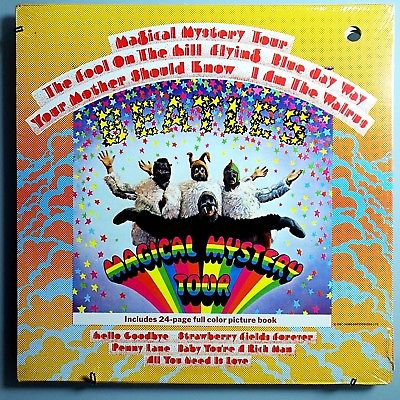 THE BEATLES MAGICAL MYSTERY ULTRA RARE SEALED  67 CAPITOL STEREO PROMO LP w BOOK