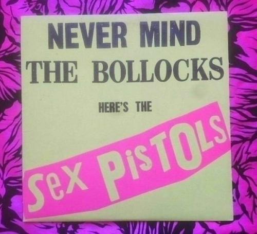 Sex Pistols   Never Mind the Bollocks  UK 1st press w 7  single  poster  A3 B1 