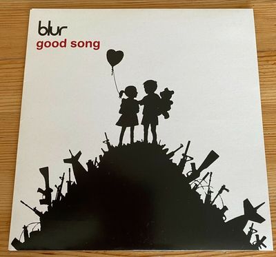 Blur              Good Song   Red Vinyl Single   Banksy Artwork   Mint Condition 