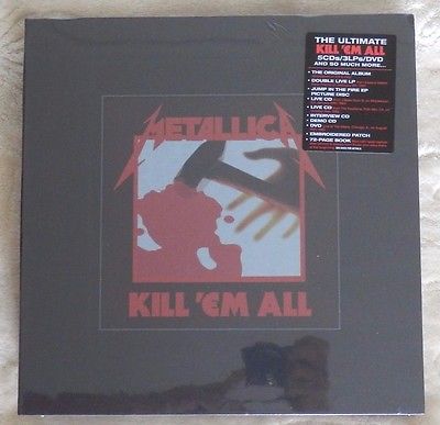 METALLICA Kill Em All DELUXE BOX SET 4lp 5cd dvd Book SEALED NO IMPORT CHARGES