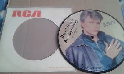 David Bowie   Boys Keep Swinging    RARE LTD 7  SPAIN PROMO ONLY PICTURE DISC