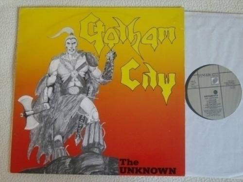 GOTHAM CITY   The Unknown LP Finger Print Records 1984 Rare Swedish Metal