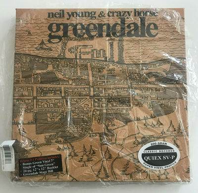 Neil Young GREENDALE 3 LP   Colored 7  200g Vinyl Box     Set OOP Near Mint SVP