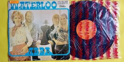ABBA   WATERLOO     very rare edition    VINILO 1974 Fadisa ECUADOR   listen  