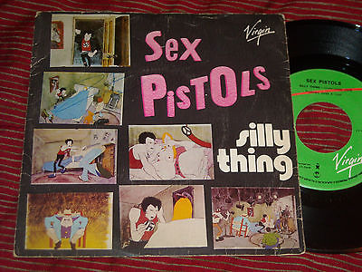 SEX PISTOLS   SILLY THING   PORTUGAL 7   45 UNIQUE COVER PUNK