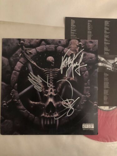Slayer Red Vinyl Signiert Signed Autogramm Jeff Hanneman