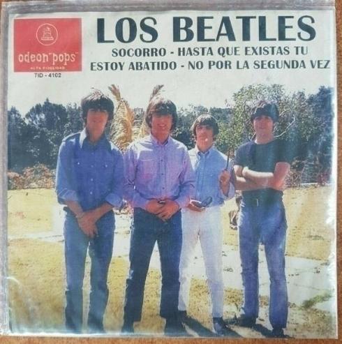 Beatles  EP Socorro HELP   Odeon Pops 7ID 4102 Bolivia