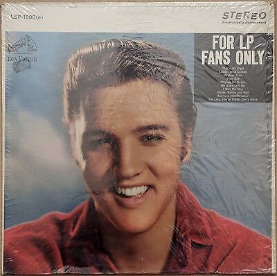 Elvis Presley  For LP fans only LSP1990 e  with RARE same picture on both side s