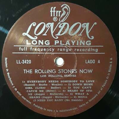 The Rolling Stones   Now  Los Rolling Stones  Very Scarce LP Venezuela 1965  