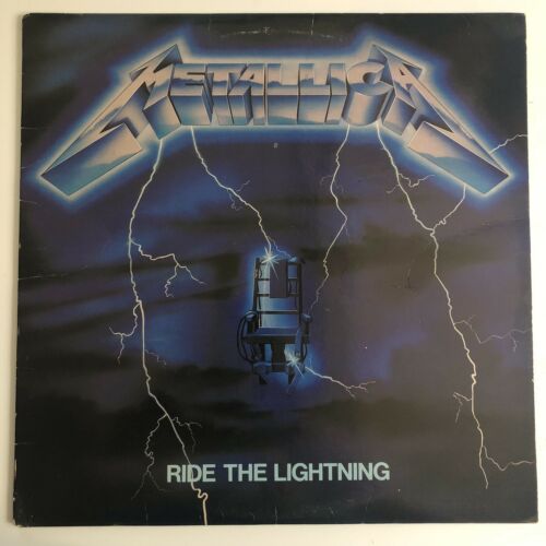 Metallica  Ride the Lightning   1984  LP Original Pressing