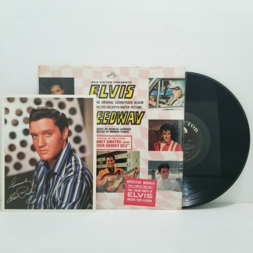 ELVIS PRESLEY   Speedway ORIG 1968   IN SHRINK   BONUS PHOTO   Soundtrack LP