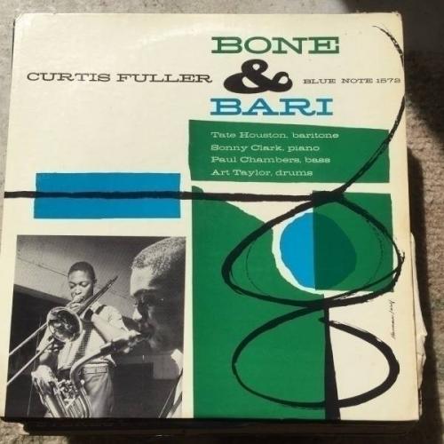 Curtis Fuller                 Bone   Bari  Blue Note                 BLP 1572 LP RVG EAR W  63rd NYC    VG