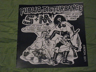 PUBLIC DISTURBANCE S M 7  45  KBD punk 1983  kbd punk misfits black flag  MUTHA