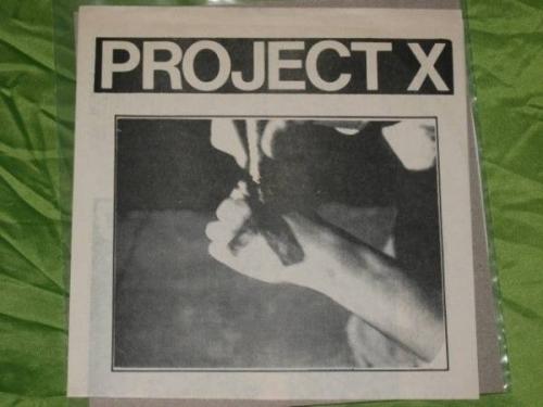 PROJECT X orig 1988 7  stamped SCHISM sxe hardcore punk JUDGE REVELATION BOLD 