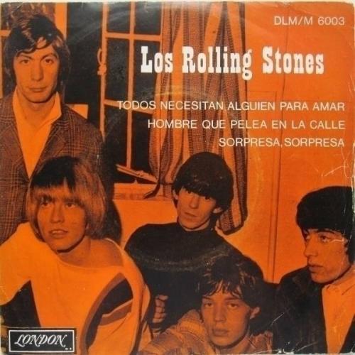 ROLLING STONES 7 EP Hombre que Pelea en la Calle ARGENTINA 1971