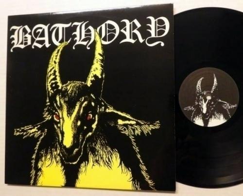 BATHORY Bathory LP MINT  1984 YELLOW GOAT 1st press SWEDEN Black Metal Rp643