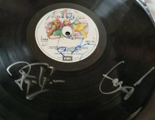 Queen A Night At The Opera Vinyl LP  FULLY SIGNED   VERY RARE 