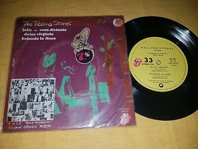 ROLLING STONES   EXILE ON MAIN STREET Happy   Rocks off 7  EP PS ARGENTINA 1972