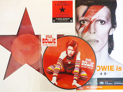 DAVID BOWIE is JAPAN Exhibition ONLY 12 Red Vinyl   7 2 Set Picture Disc Limited