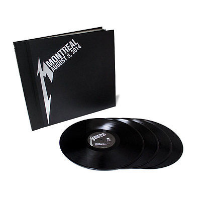 Metallica Live Montreal Quebec Canada August 9 2014 4x Vinyl LP Record Box Set  