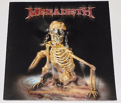 Megadeth                 The World Needs A Hero LP   UK Vinyl Gatefold  2001  Thrash Metal