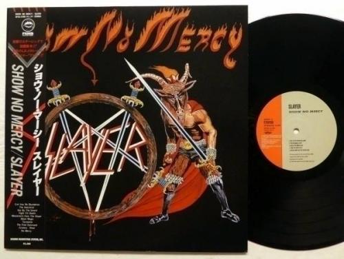 SLAYER Show no mercy LP MINT  1984 Fems JAPAN Press w Obi   Bio  Rp337