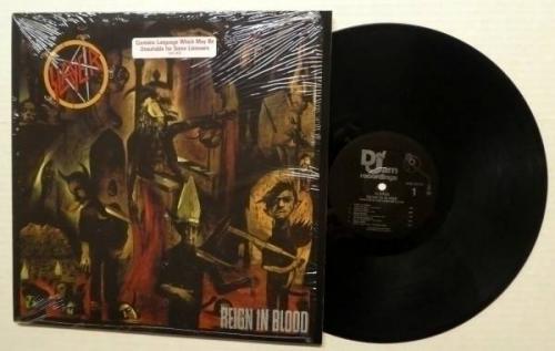 SLAYER Reign in blood LP USA 1986 MINT  Trash Metal Rp536