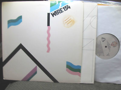 WIRE 154 LP vinyl wb 1979 original w lyric orig punk buzzcocks PROMO bsk3398 USA