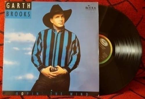 Folk Country GARTH BROOKS    Ropin  The Wind    VERY SCARCE 1992 ISSUE Spain LP