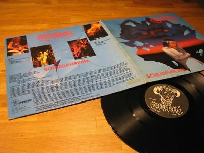 SEPULTURA Schizophrenia Gatefold LP RARE 1st Press 1987 Cogumelo COG 009  Slayer