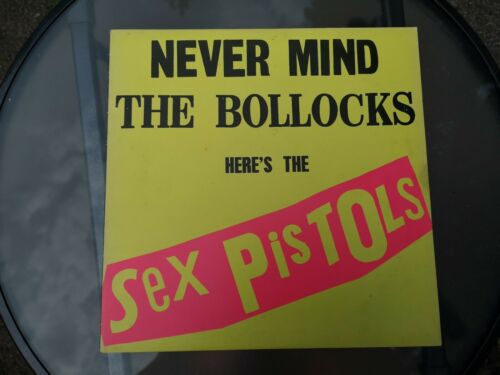Never Mind the Bollocks Sex Pistols LP 1st cover Blank Rear     Punk    nr mint