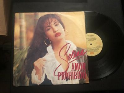 Selena   Amor Prohibido Lp Press Ecuador 1994 RARE Shakira Thalia Trevi Lucero