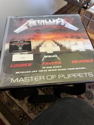 Metallica - Master of Puppets and Ride The lightning 45RPM (2008) COLORED VINYL