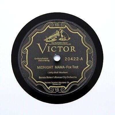 BENNIE MOTEN'S KANSAS CITY ORCHESTRA "Midnight Mama" 1926 VICTOR 20422 [78 RPM]