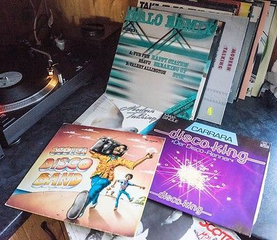 50  x 12  LP Records Italo Disco Breakdance Rap Modern Talking Scotch 80s VINYL