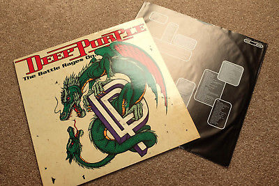         DEEP PURPLE THE BATTLE RAGES ON 1993 ORIGINAL RARE METAL LP NWOBHM LISTEN 