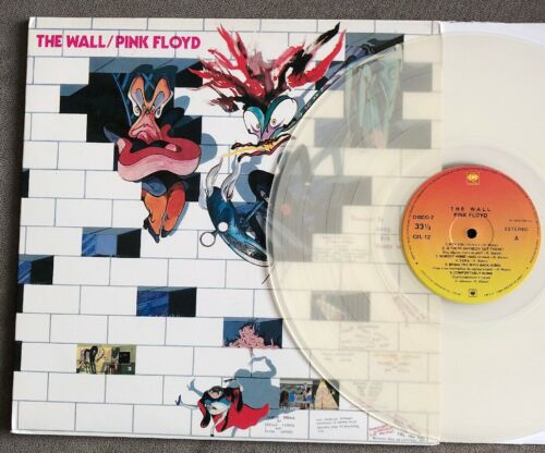 Pink Floyd   The Wall   CLEAR NM Vinyl Colombia 1979 2LP   Rarest Color
