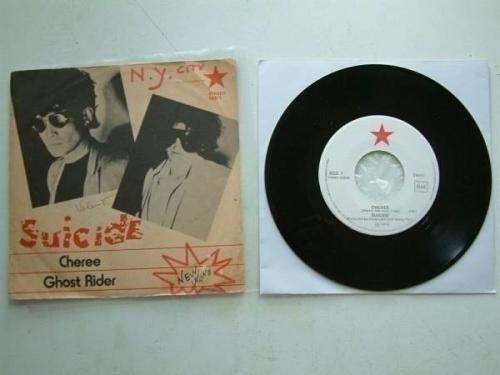 Suicide Cheree Ghost Rider Italian Promo Sleeve Good Vinyl NM