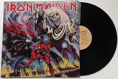 Philippines 12  LP Iron Maiden Number of the beast Excellent
