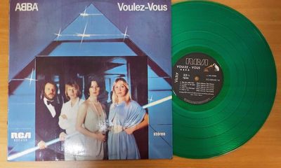 ABBA  VOULEZ VOUS  GREEN COLORFULL 1981 ECUADOR PRESSING FADISA