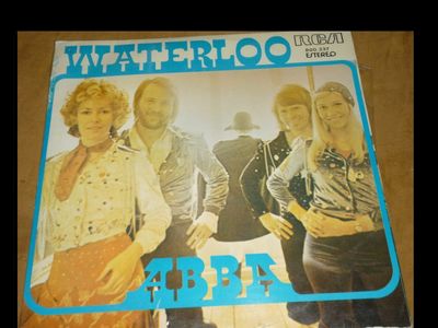 ABBA  WATERLOO EDICION ECUADOR RARE LP EX  FADISA 1974