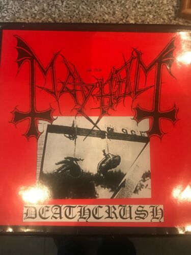 Mayhem Deathcrush 1993 Vinly Lp Antimosh 003