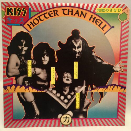 1ST PRESS PROMO LP 1976 KISS Hotter Than Hell Casablanca NBLP 7006 VG 