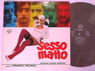 Orig A TROVAJOLI  SESSO MATTO  Italian OST LP 1973 1st press FUNK BREAKS Killer 