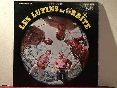 LES LUTINS en ORBITE VOL 2 LP 1968 CANADIAN GARAGE PUNK PSYCH Canada Quebec EX
