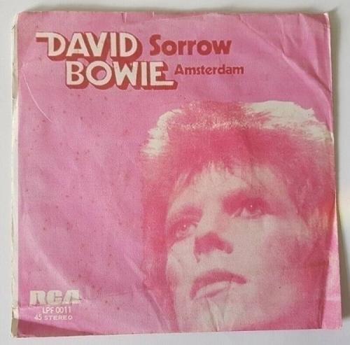 DAVID BOWIE Sorrow   Amsterdam 7  PS CHILE pressing radio promo   EX